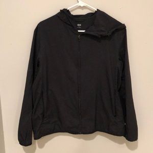 uniqlo black parka